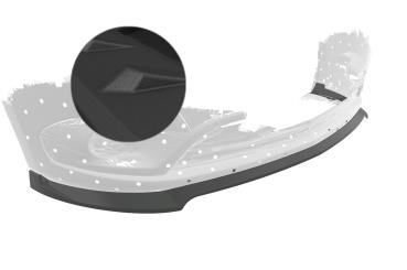 CSR Frontspoiler | Cup-Spoilerlippe mit ABE für Mercedes-Benz Citan W415 CSL569-S strukturiert schwarz matt (keine Lackierung erforderlich)