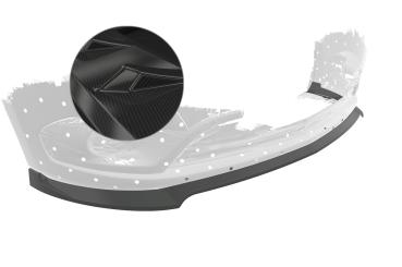 CSR Frontspoiler | Cup-Spoilerlippe mit ABE für Mercedes-Benz Citan W415 CSL569-C Carbon Look Hochglanz (keine Lackierung erforderlich)