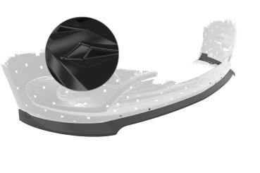 CSR Frontspoiler | Cup-Spoilerlippe mit ABE für Mercedes-Benz Citan W415 CSL569-G Glossy schwarz Hochglanz (keine Lackierung erforderlich)