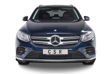 CSR Frontspoiler | Cup-Spoilerlippe mit ABE für Mercedes-Benz GLC (X253/C253) AMG-Line CSL571 Glossy schwarz Hochglanz (keine Lackierung erforderlich)