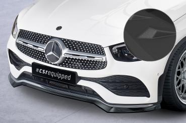 CSR Frontspoiler | Cup-Spoilerlippe mit ABE für Mercedes-Benz GLC (C253/X253) AMG-Line CSL573-S strukturiert schwarz matt (keine Lackierung erforderlich)