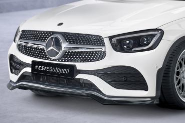CSR Frontspoiler | Cup-Spoilerlippe mit ABE für Mercedes-Benz GLC (C253/X253) AMG-Line CSL573-S strukturiert schwarz matt (keine Lackierung erforderlich)