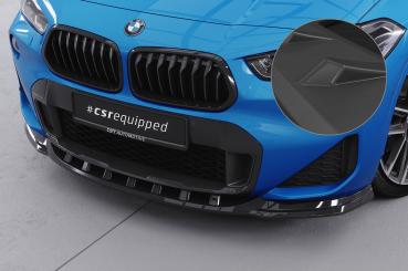 CSR Frontspoiler | Cup-Spoilerlippe mit ABE für BMW X2 F39 M-Paket CSL574-L Lackierung erforderlich (unlackiert roh)