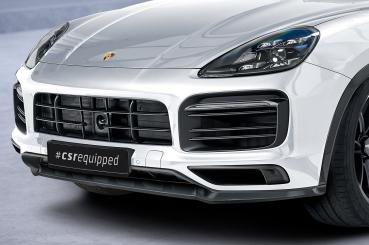 CSR Frontspoiler | Cup-Spoilerlippe mit ABE für Porsche Cayenne P0536/9YA CSL576-L Lackierung erforderlich (unlackiert roh)