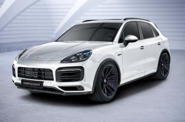 CSR Frontspoiler | Cup-Spoilerlippe mit ABE für Porsche Cayenne P0536/9YA CSL576-L Lackierung erforderlich (unlackiert roh)