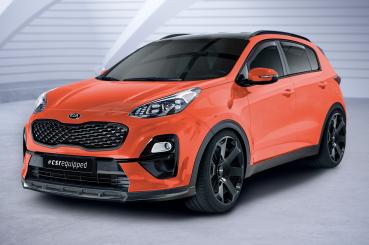 CSR Frontspoiler | Cup-Spoilerlippe mit ABE für Kia Sportage QLE CSL577-L Lackierung erforderlich (unlackiert roh)