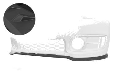 CSR Frontspoiler | Cup-Spoilerlippe mit ABE für Mini Countryman F60 CSL578-L Lackierung erforderlich (unlackiert roh)