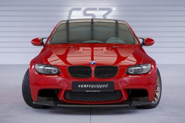 CSR Frontspoiler | Cup-Spoilerlippe mit ABE für BMW M3 E90/E92/E93 CSL579-G Glossy schwarz Hochglanz (keine Lackierung erforderlich)