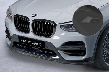 CSR Frontspoiler | Cup-Spoilerlippe mit ABE für BMW X3 G01 CSL581-S strukturiert schwarz matt (keine Lackierung erforderlich)
