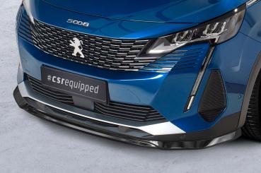 CSR Frontspoiler | Cup-Spoilerlippe mit ABE für Peugeot 5008 (2.Gen) CSL582-G Glossy schwarz Hochglanz (keine Lackierung erforderlich)