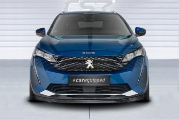 CSR Frontspoiler | Cup-Spoilerlippe mit ABE für Peugeot 5008 (2.Gen) CSL582-G Glossy schwarz Hochglanz (keine Lackierung erforderlich)