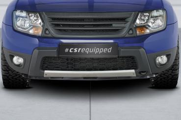CSR Frontspoiler | Cup-Spoilerlippe mit ABE für Dacia Duster I CSL584-C Carbon Look Hochglanz (keine Lackierung erforderlich)