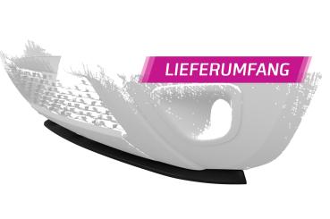 CSR Frontspoiler | Cup-Spoilerlippe mit ABE für Dacia Duster I CSL584-C Carbon Look Hochglanz (keine Lackierung erforderlich)
