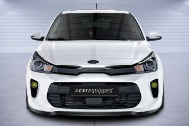 CSR Frontspoiler | Cup-Spoilerlippe mit ABE für Kia Rio 4 (YB) CSL585-S strukturiert schwarz matt (keine Lackierung erforderlich)