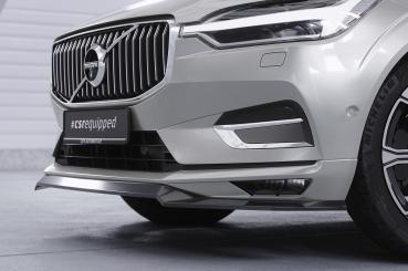CSR Frontspoiler | Cup-Spoilerlippe mit ABE für Volvo XC60 II (SPA) CSL587-G Glossy schwarz Hochglanz (keine Lackierung erforderlich)