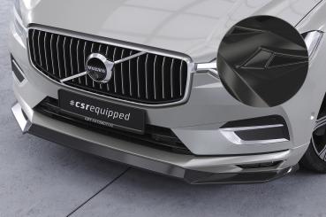 CSR Frontspoiler | Cup-Spoilerlippe mit ABE für Volvo XC60 II (SPA) CSL587-G Glossy schwarz Hochglanz (keine Lackierung erforderlich)