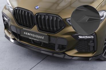 CSR Frontspoiler | Cup-Spoilerlippe mit ABE für BMW X6 (G06) M-Paket / M50i CSL589-L Lackierung erforderlich (unlackiert roh)