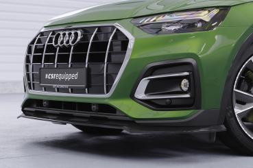 CSR Frontspoiler | Cup-Spoilerlippe mit ABE für Audi Q5 (FY/FYT) CSL590-G Glossy schwarz Hochglanz (keine Lackierung erforderlich)