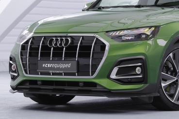 CSR Frontspoiler | Cup-Spoilerlippe mit ABE für Audi Q5 (FY/FYT) CSL590-G Glossy schwarz Hochglanz (keine Lackierung erforderlich)