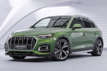 CSR Frontspoiler | Cup-Spoilerlippe mit ABE für Audi Q5 (FY/FYT) CSL590-G Glossy schwarz Hochglanz (keine Lackierung erforderlich)
