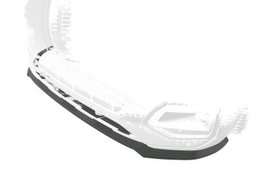 CSR Frontspoiler | Cup-Spoilerlippe mit ABE für Audi Q5 (FY/FYT) CSL590-G Glossy schwarz Hochglanz (keine Lackierung erforderlich)