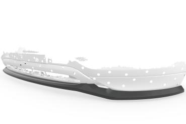 CSR Frontspoiler | Cup-Spoilerlippe mit ABE für Opel Adam S CSL591-L Lackierung erforderlich (unlackiert roh)