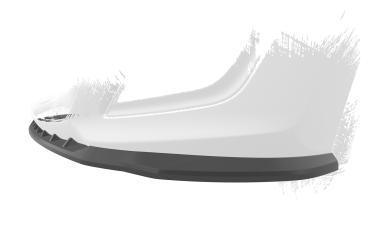 CSR Frontspoiler | Cup-Spoilerlippe mit ABE für Hyundai I30 (GD) CSL592-S strukturiert schwarz matt (keine Lackierung erforderlich)