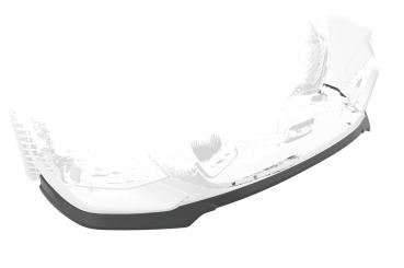 CSR Frontspoiler | Cup-Spoilerlippe mit ABE für BMW 2er (F44) M-Sport / M235 CSL593-G Glossy schwarz Hochglanz (keine Lackierung erforderlich)