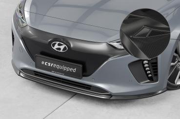 CSR Frontspoiler | Cup-Spoilerlippe mit ABE für Hyundai Ioniq CSL594-C Carbon Look Hochglanz (keine Lackierung erforderlich)