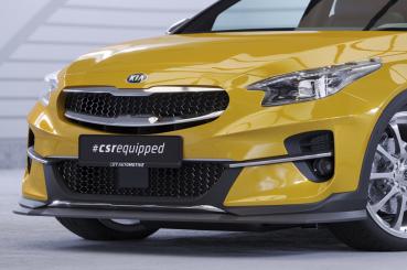 CSR Frontspoiler | Cup-Spoilerlippe mit ABE für Kia XCeed CSL595-L Lackierung erforderlich (unlackiert roh)