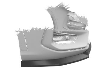 CSR Frontspoiler | Cup-Spoilerlippe mit ABE für Ford Kuga 3 ST-Line / ST-Line X CSL596-C Carbon Look Hochglanz (keine Lackierung erforderlich)