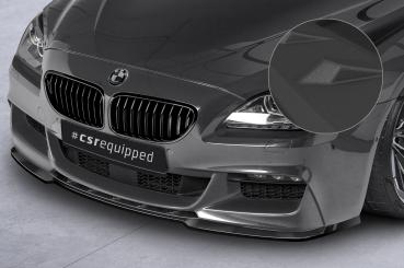 CSR Frontspoiler | Cup-Spoilerlippe mit ABE für BMW 6er F12/F13/F06 CSL598-S strukturiert schwarz matt (keine Lackierung erforderlich)