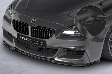 CSR Frontspoiler | Cup-Spoilerlippe mit ABE für BMW 6er F12/F13/F06 CSL598-G Glossy schwarz Hochglanz (keine Lackierung erforderlich)