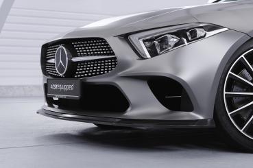 CSR Frontspoiler | Cup-Spoilerlippe mit ABE für Mercedes-Benz CLS (C257) CSL599-C Carbon Look Hochglanz (keine Lackierung erforderlich)