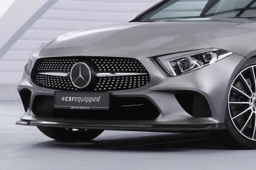 CSR Frontspoiler | Cup-Spoilerlippe mit ABE für Mercedes-Benz CLS (C257) CSL599-C Carbon Look Hochglanz (keine Lackierung erforderlich)