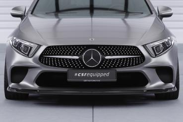 CSR Frontspoiler | Cup-Spoilerlippe mit ABE für Mercedes-Benz CLS (C257) CSL599-C Carbon Look Hochglanz (keine Lackierung erforderlich)