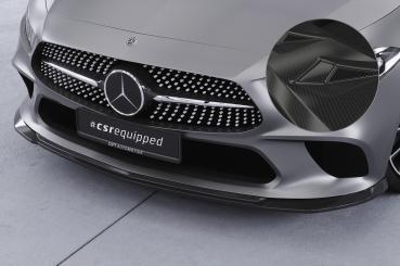 CSR Frontspoiler | Cup-Spoilerlippe mit ABE für Mercedes-Benz CLS (C257) CSL599-C Carbon Look Hochglanz (keine Lackierung erforderlich)