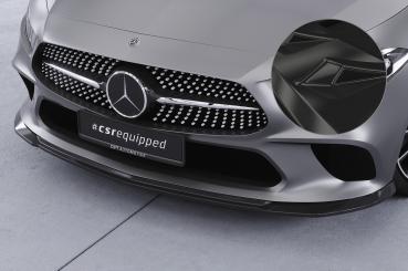 CSR Frontspoiler | Cup-Spoilerlippe mit ABE für Mercedes-Benz CLS (C257) CSL599-G Glossy schwarz Hochglanz (keine Lackierung erforderlich)