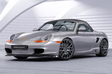 CSR Frontspoiler | Cup-Spoilerlippe mit ABE für Porsche 986 Boxster CSL600-C Carbon Look Hochglanz (keine Lackierung erforderlich)