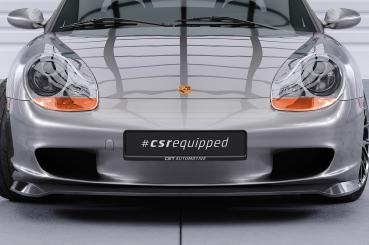 CSR Frontspoiler | Cup-Spoilerlippe mit ABE für Porsche 986 Boxster CSL600-C Carbon Look Hochglanz (keine Lackierung erforderlich)