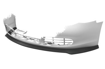 CSR Frontspoiler | Cup-Spoilerlippe mit ABE für Porsche 986 Boxster CSL600-C Carbon Look Hochglanz (keine Lackierung erforderlich)
