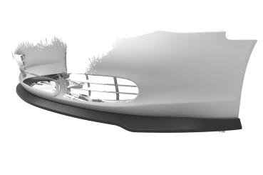 CSR Frontspoiler | Cup-Spoilerlippe mit ABE für Porsche 986 Boxster CSL600-C Carbon Look Hochglanz (keine Lackierung erforderlich)