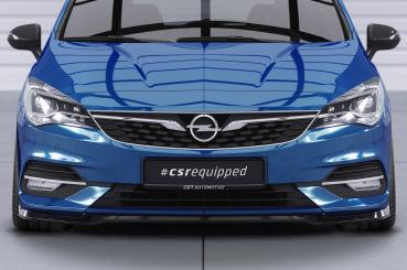 CSR Frontspoiler | Cup-Spoilerlippe mit ABE für Opel Astra K CSL601-G Glossy schwarz Hochglanz (keine Lackierung erforderlich)