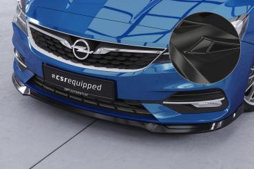 CSR Frontspoiler | Cup-Spoilerlippe mit ABE für Opel Astra K CSL601-G Glossy schwarz Hochglanz (keine Lackierung erforderlich)