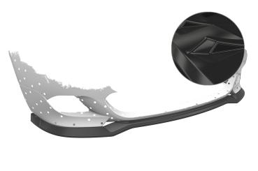 CSR Frontspoiler | Cup-Spoilerlippe mit ABE für BMW 5er E60/E61 M-Paket CSR-CSL603-G Glossy schwarz Hochglanz (keine Lackierung erforderlich)