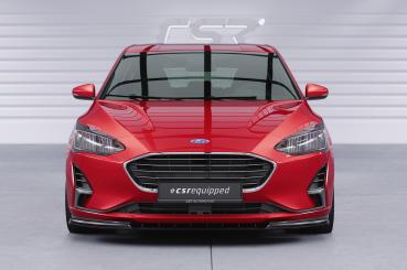 CSR Frontspoiler | Cup-Spoilerlippe mit ABE für Ford Focus MK4 CSL606-C Carbon Look Hochglanz (keine Lackierung erforderlich)