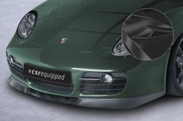 CSR Frontspoiler | Cup-Spoilerlippe mit ABE für Porsche 987c Cayman CSL609-G Glossy schwarz Hochglanz (keine Lackierung erforderlich)