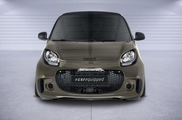 CSR Frontspoiler | Cup-Spoilerlippe mit ABE für Smart EQ fortwo (fortwo 453) CSL610-S strukturiert schwarz matt (keine Lackierung erforderlich)