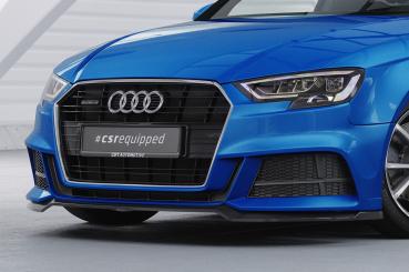 CSR Frontspoiler | Cup-Spoilerlippe mit ABE für Audi A3 S-Line / S3 8V CSL612-L Lackierung erforderlich (unlackiert roh)