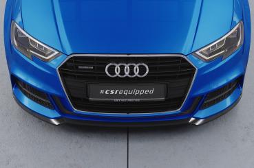 CSR Frontspoiler | Cup-Spoilerlippe mit ABE für Audi A3 S-Line / S3 8V CSL612-L Lackierung erforderlich (unlackiert roh)